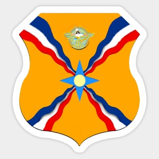 Assyrian Flag Sticker